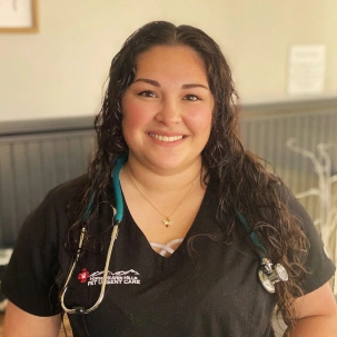 Tanysha providing compassionate veterinary care and support for pets.