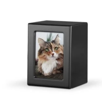 Black Classic Photo Urn