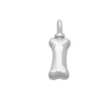 Sterling Silver Dog Bone Pendant