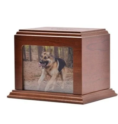 Cherry Color Photo Urn