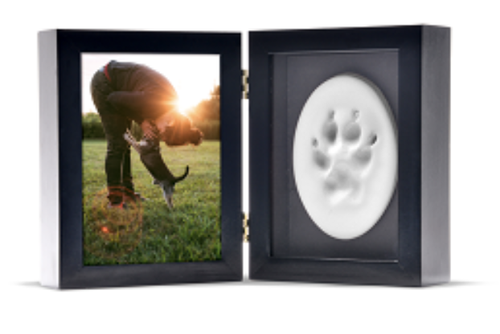 Photo and paw print for table top
